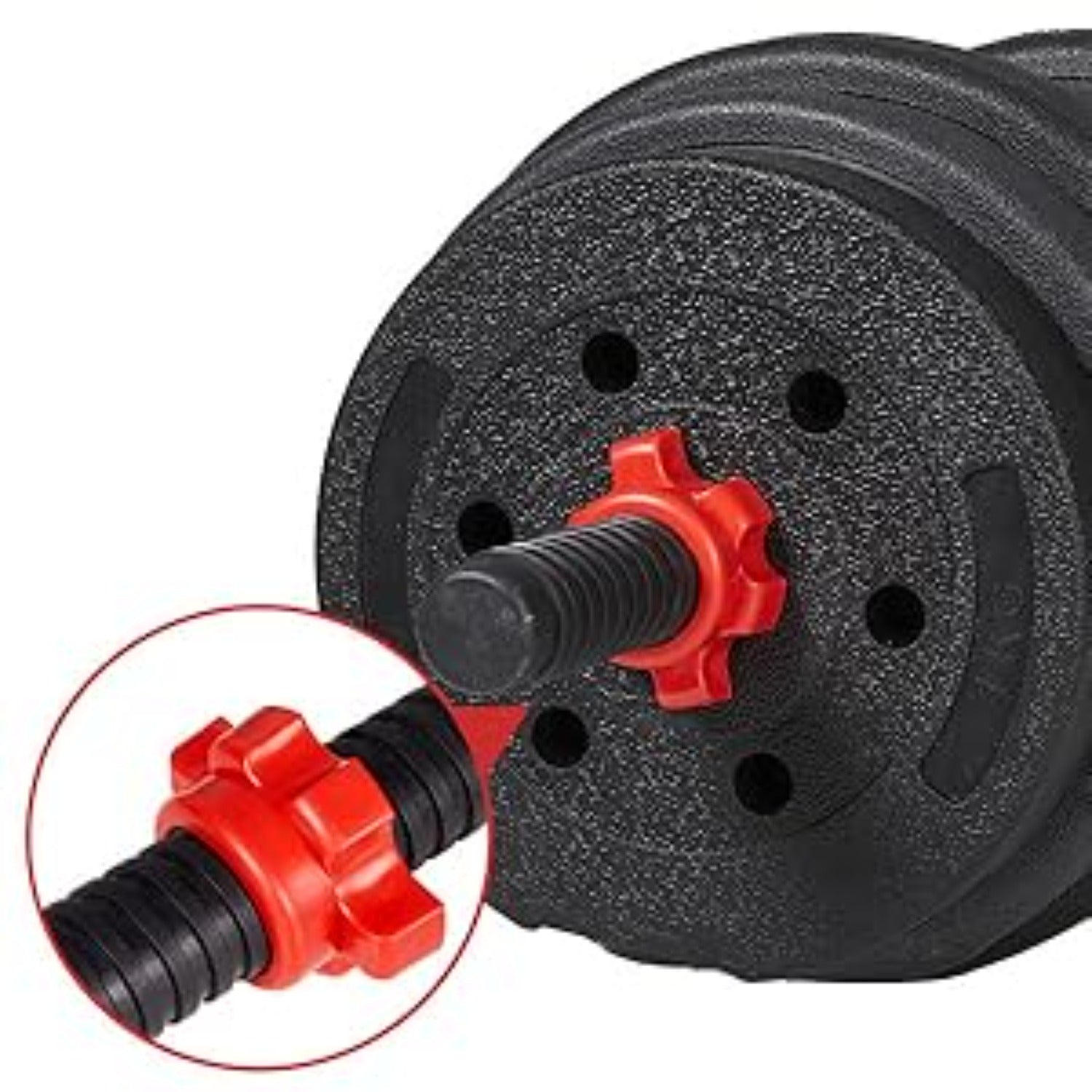 Mancuernas ajustables de 10/15/20/30/40 kg, juego de pesas multiusos con barras rectas y mangos antideslizantes, pesas ajustables para culturismo y fitness en el gimnasio en casa.