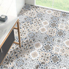 10 piezas, Pegatinas de Azulejos Impermeables para Baño, Inodoro y Sala de Estar - Antideslizantes, Autoadhesivas, Resistentes al Aceite y Fáciles de Colocar - Ideales para Crear un Suelo Elegante y Duradero