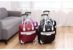 Maleta de Viaje Plegable de Gran Capacidad, Bolso de Viaje para Exteriores, Maleta con Ruedas, Bolso Unisex con 4 Ruedas Univer y Asa Retráctil, Maleta Ligera, Robusta y Duradera