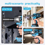 Llave de impacto inalámbrica sin escobillas portátil | Automoción, ruedas y reparaciones