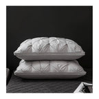 1/2 Piezas de Almohadas de Soporte para el Cuello para un Sueño Relajante, Suaves y Cómodas,Almohada Alta 900g Núcleo de Almohada para Dormir, Absorbe la Humedad y es Transpirable, Adecuadas para Dormitorio, Sala de Estar, Decoración del Hogar