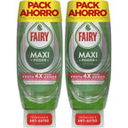 Lavavajillas a mano | FAIRY Lavavajillas Maxi Poder Duplo Pack Ahorro - Lavavajillas a mano antigoteo
