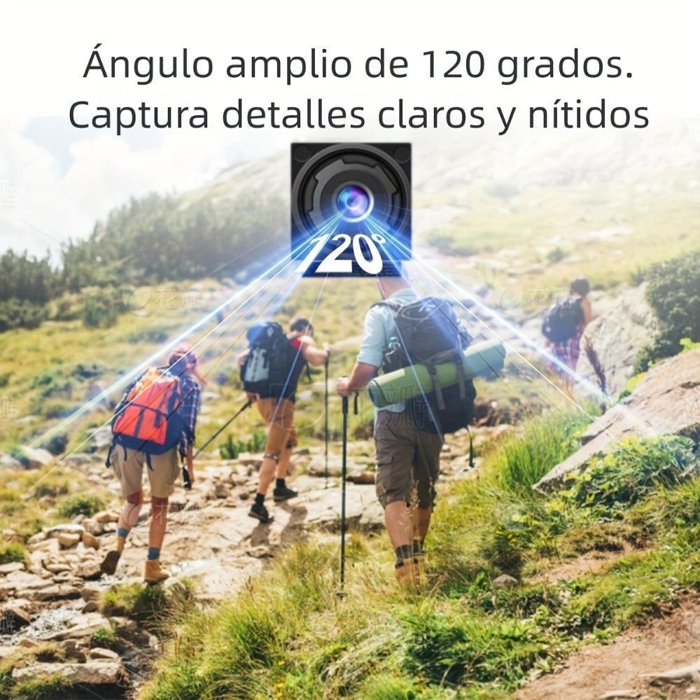 Memoria opcional de 16GB/32GB/64GB, cámara WIFI HD 1080, modo DIY, compatible con control remoto por aplicación de móvil, grabación y vídeo, portátil, fácil de usar, compatible con tarjeta TF, grabación en bucle, modo AP, detección de movimiento, recordat
