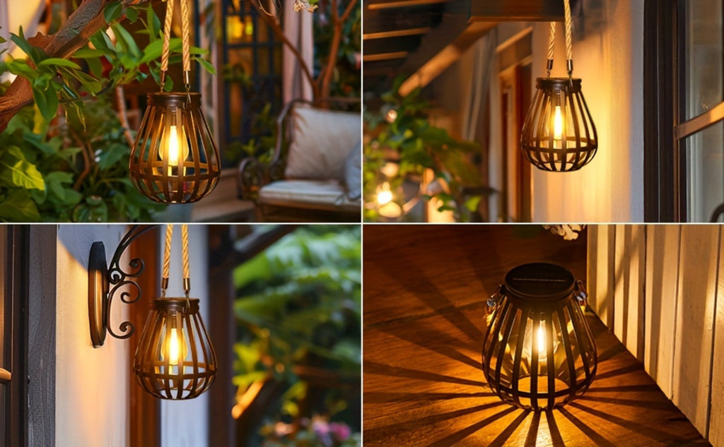 Luces solares LED para exterior | Jardín, pared y seguridad exterior