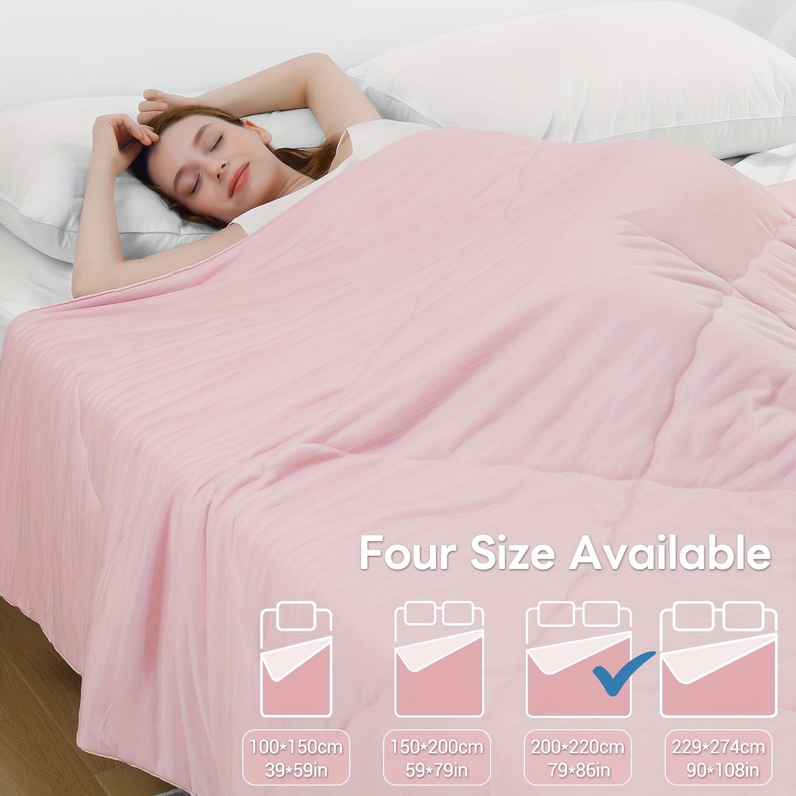1 edredón Elegear de tamaño estándar, edredón refrescante con fibra de enfriamiento Q-Max > 0.45 Arc-Chill, manta fresca de verano para dormir para personas que sudan por la noche y que se sienten calientes (100*150, 150*200, 200*220, 274*229)