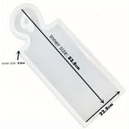 Molde de silicona con asa grande para hacer tablas de charcutería de resina DIY, bandeja de comida, manualidades DIY, tabla de cortar, decoración de mesa, molde de silicona grande y grueso