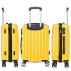 Maleta de Cabina Policarbonato 55x40x20cm (40L) - 20 Pulgadas - Negro/Azul/Amarillo/Rojo/AzulMarino/Plaeada/RosaDorada/Menta