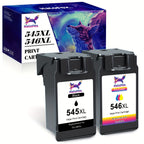 Cartucho de tinta | PG-545XL CL-546XL Reemplazo para Cartuchos de Impresora Canon 545 546 Multipack para Canon Pixma MX495 TR4550 TS3350 TS3150