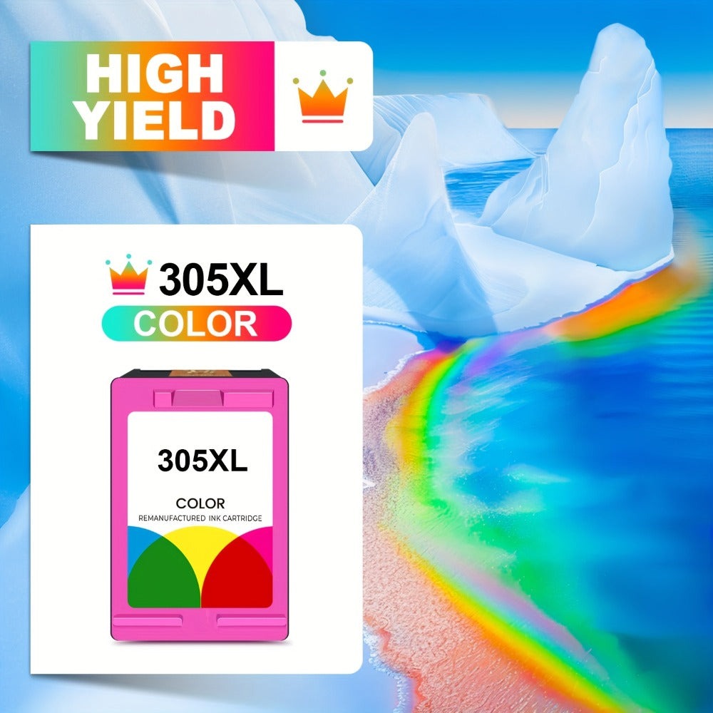 Cartuchos de tinta 305XL de repuesto compatibles con los cartuchos de tinta HP 305XL, color negro, compatibles con las impresoras HP Deskjet 2700 2700E 2752 2752E 2742 2755 4100 4100E 4152 4155E 6000 6055 6400 6458 6458E 6455E