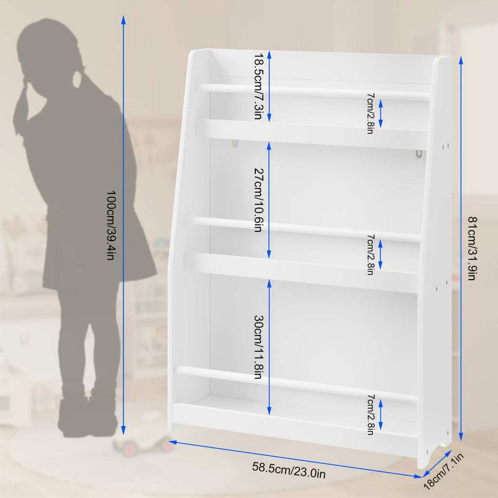 Estantería de almacenamiento 1pc | Organización de libros hogar y almacén