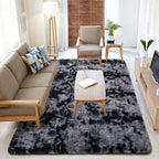 1 pieza de alfombra peluda gruesa y grande de 230 x 160 cm para sala de estar, dormitorio, pasillo o como pasillo de entrada