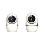 Cámara de seguridad inteligente para interiores, cámara IP inalámbrica con visión nocturna, seguimiento automático y detección de movimiento, WiFi de doble banda, aplicación móvil compatible, conector USB para monitor, vigilancia adecuada para smartphones