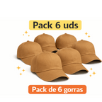 PACK DE 6 GORRAS