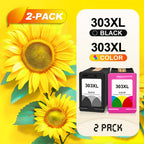 Cartuchos de Tinta 303XL 303 Compatibles para Impresora HP 303 y Tricolor, Funcionan con HP Envy Photo 7134, 7830, 6232, 6230, 7130, 6220, 6234, 7100, 7155, 7800, 7834, 7854, 7864
