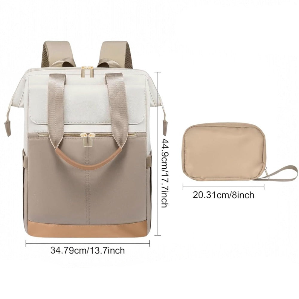 Mochila Portatil Mujer, 15.6 Pulgadas Antirrobo Backpack, Mochilas para Ordenador Portátil para la Profesora Trabajo Viajes Universidad Colegio