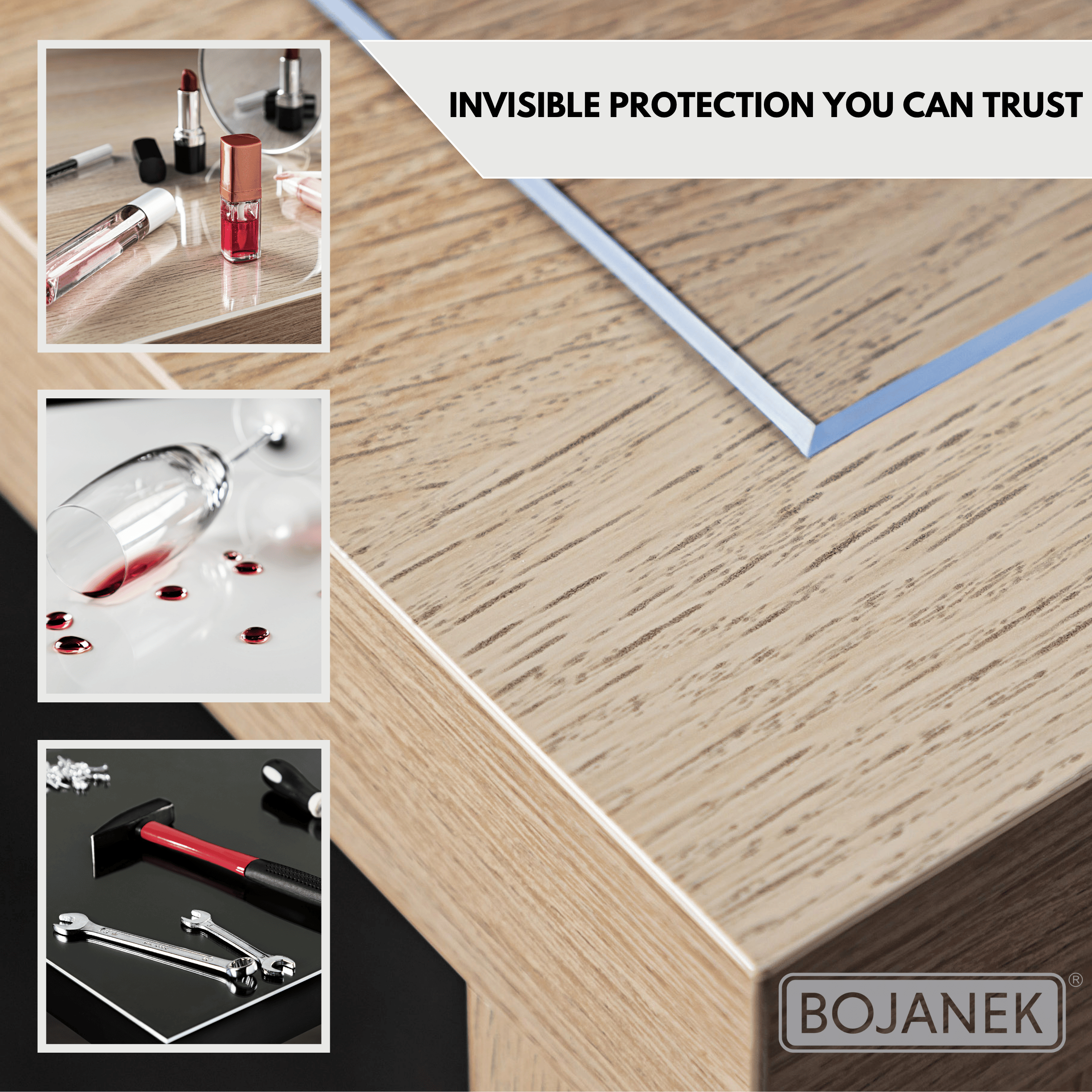 Funda Protectora para Mesa con PVC de 2mm - Más de 30 Tamaños - Mantel Transparente de Vidrio Suave Resistente a Arañazos y Agua, Protector de Superficie de Mesa Fácil de Limpiar, Papel de Mesa Duradero para Cocina, Comedor, Restaurante, Oficina y Hogar