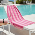 Toalla de playa grande de algodón 97% ALGODÓN 3% POLIÉSTER – XL 100x180cm Secado rápido, absorbente y ligera para piscina, playa y viajes. Diseños con estampado de rayas y tenis.