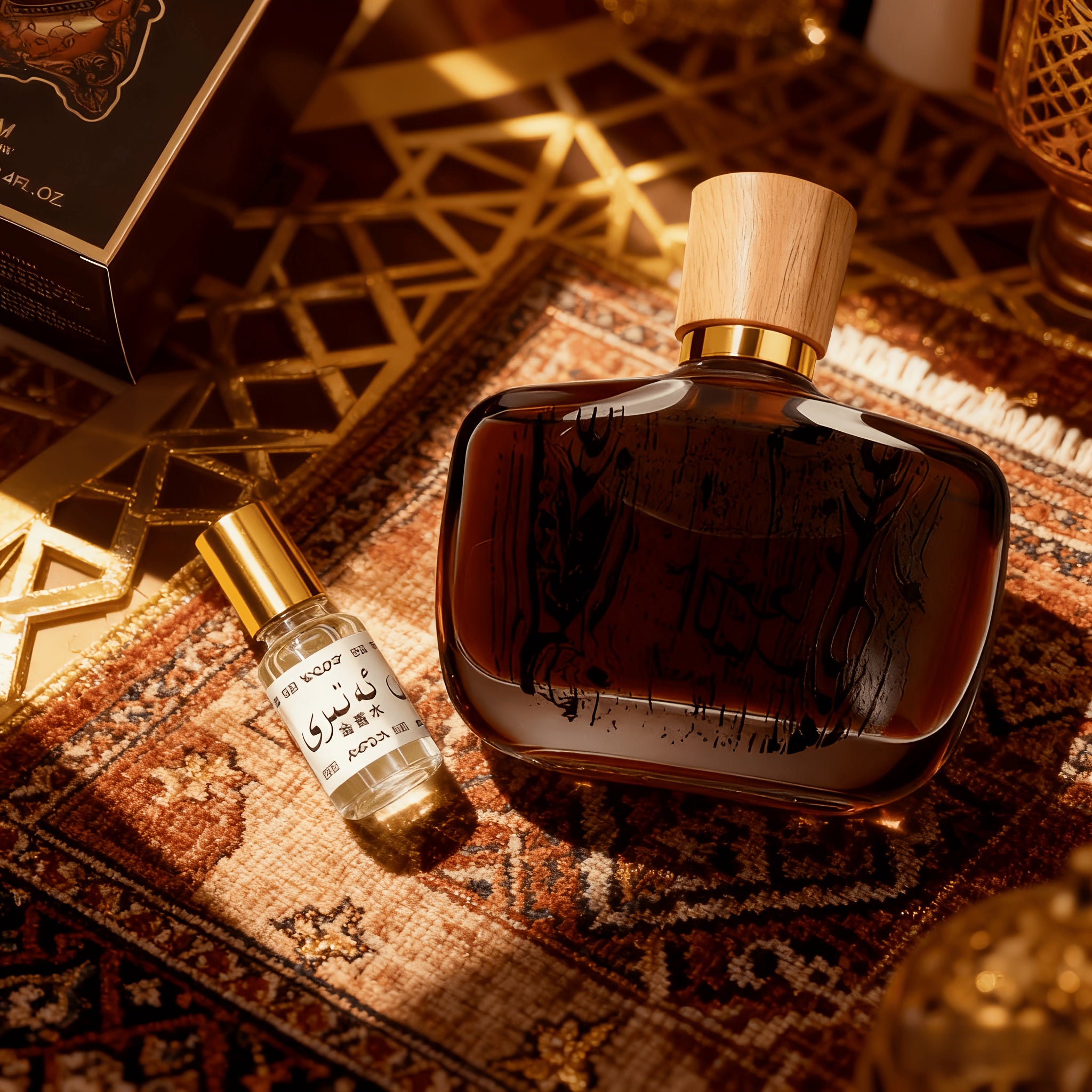 Dos Perfumes Clásicos para Hombre, Perfumes Árabes para Hombre, Set de 2 piezas, Empaquetado Individual, Fragancia Amaderada, La Primera Opción para Regalos de Vacaciones, Adecuado para Novios y Amigos Cada Uno