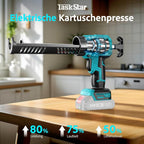 Pistola de cartuchos eléctrica compatible con batería Makita de 18V, para decoración del hogar con 4 velocidades ajustables, jeringa de silicona profesional para batería para cartuchos de 300ml (sin batería)