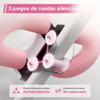 Máquina de entrenamiento abdominal, equipo para ejercicios de core, entrenador ajustable para uso en gimnasio en casa, entrenador de abdominales plegable, máquina de ejercicio que apunta a abdominales, brazos, piernas y glúteos, entrenador de core y abdom