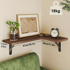 3 piezas/5 piezas de estantes flotantes, estantes de pared con soporte de acero reforzado, una sola capa que puede soportar 18 kg, fácil de instalar, estante colgante adecuado para cocina/baño/sala de estar/dormitorio