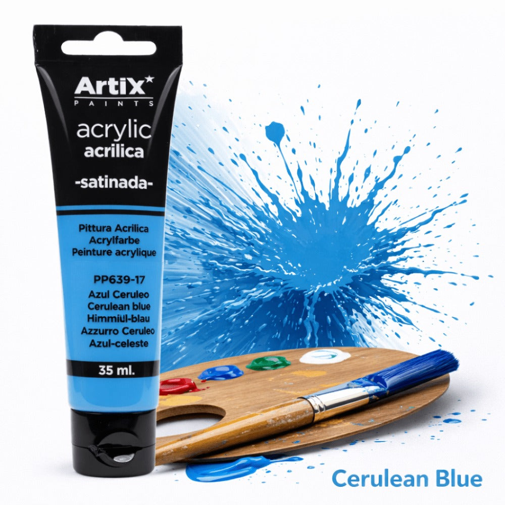 1x Pintura Acrílica 35ml, Colores Surtidos