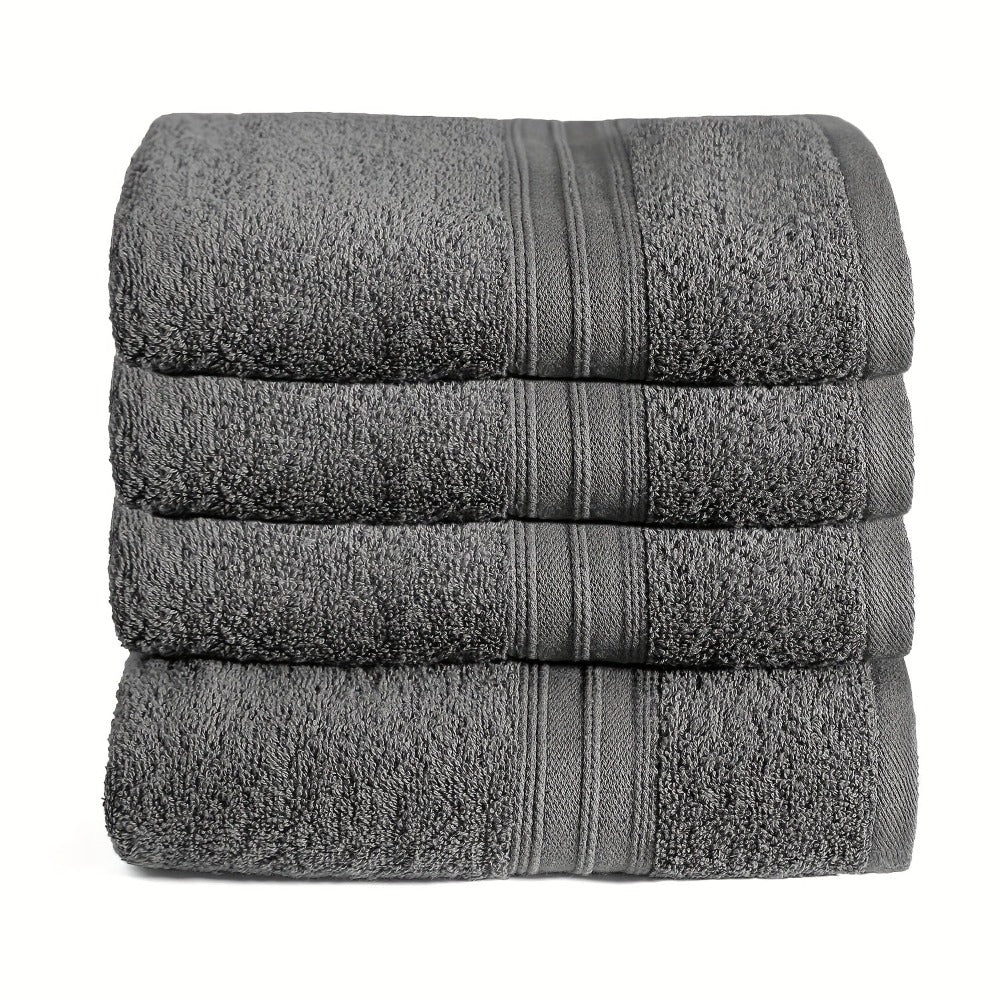 Juego de Toallas y Toallas de Baño, 4 Piezas, Calidad Premium, 100% Algodón, 550 g/m², Tamaños: 30×50 cm, 50×100 cm, 70×140 cm, Altamente Absorbentes, Suaves al Tacto, Disponible en 9 Colores