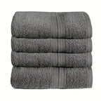 Juego de Toallas y Toallas de Baño, 4 Piezas, Calidad Premium, 100% Algodón, 550 g/m², Tamaños: 30×50 cm, 50×100 cm, 70×140 cm, Altamente Absorbentes, Suaves al Tacto, Disponible en 9 Colores