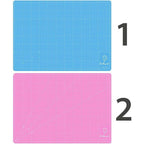 Tapete de corte autorreparable de 5 capas y doble cara de 3 mm La Manuli | tapete de trabajo de vinilo con superficie texturizada | marcas de centímetros precisas y ángulos de 30°/45°/60° | flexible, antideslizante y duradero | para papel, telas, modelado