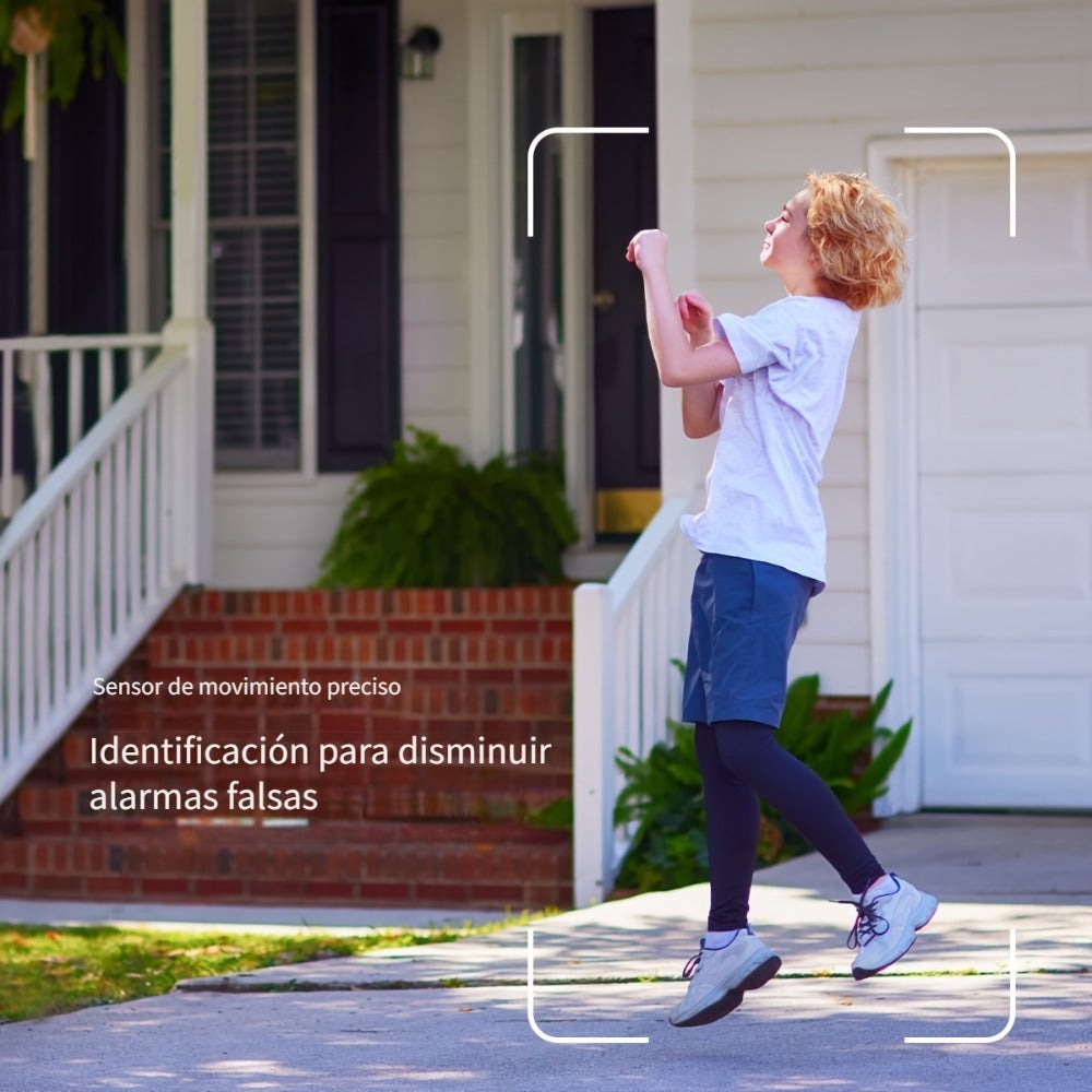 XIAOVV P6 1080P HD Cámara de Seguridad Solar Inalámbrica Wifi de 2.4Ghz con PTZ de 360 Grados, Vigilancia Doméstica a Batería, con Detección de Movimiento, Visión Nocturna a Color y Audio Bidireccional
