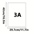 Paquete de 50 papeles para dibujo de calidad artística A3 - especialmente diseñados para técnicas de boceto - adecuado para artistas y principiantes - perfecto para bocetos, manualidades DIY - un regalo ideal para entusiastas del arte y artesanos