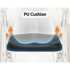Andador Rollator Plegable para Adultos Mayores, Ayuda de Movilidad Ligera de Aluminio, Ruedas Univer Todoterreno de 20.32cm, Altura Dual Ajustable, Asiento y Respaldo Acolchado Ergonómico de PU, Capacidad de Peso de 136.08 KG