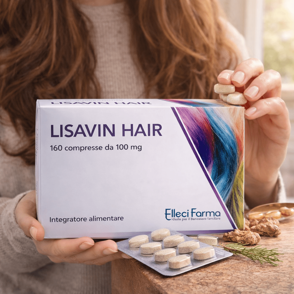 Lisavin Hair - Suplemento Alimenticio con Queratina, Biotina, Zinc y Cola de Caballo - 160 Micro Tabletas