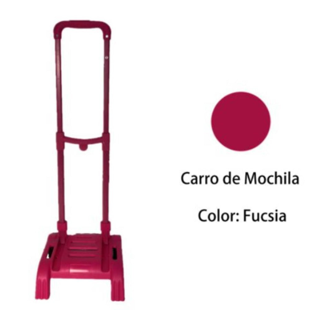 Carrito, carrito para mochila escolar, resistente y duradero, color sólido clásico, portátil y cargable, ligero y ahorrador de mano de obra, azul, rojo oscuro, negro, rojo