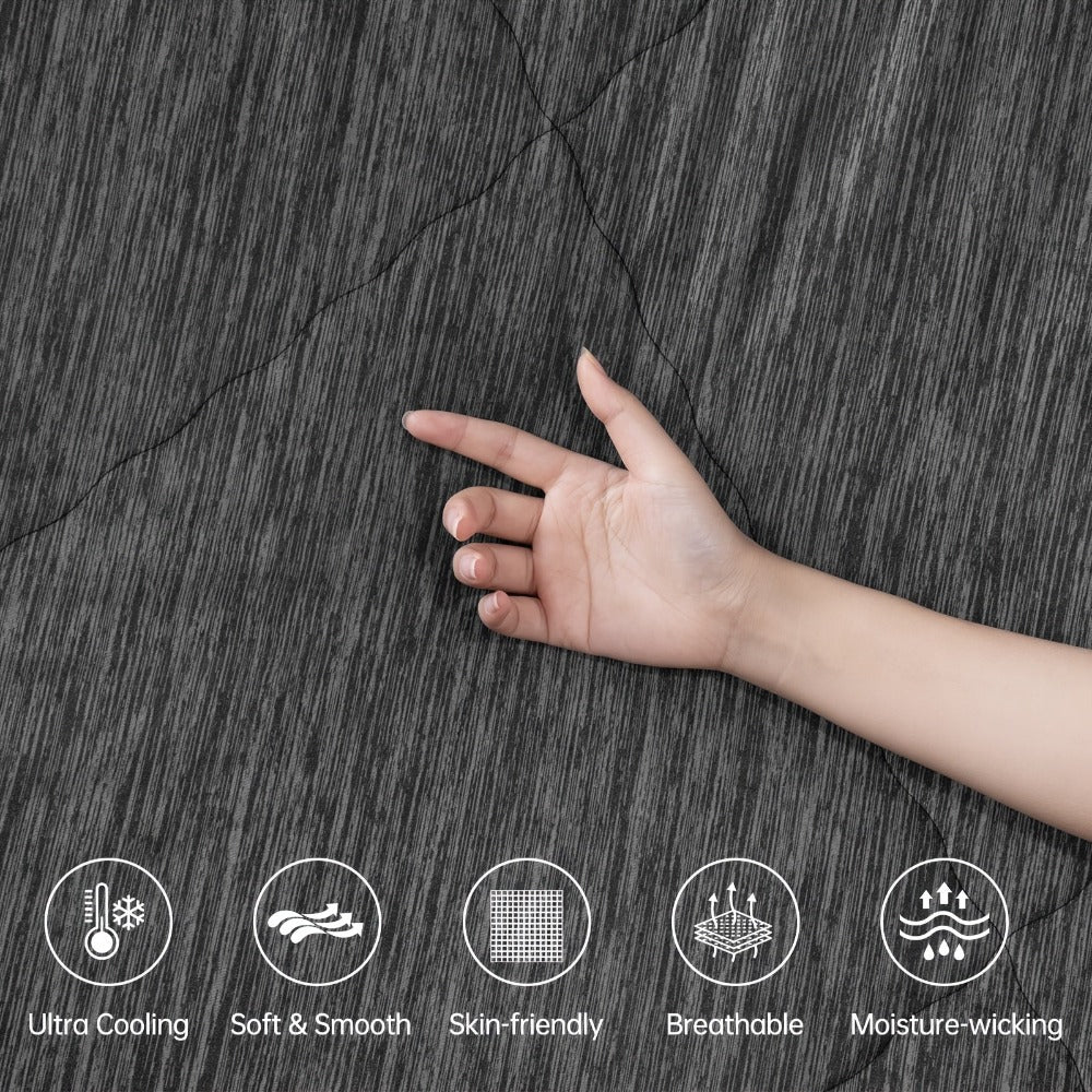 1 edredón Elegear de tamaño estándar, edredón refrescante con fibra de enfriamiento Q-Max > 0.45 Arc-Chill, manta fresca de verano para dormir para personas que sudan por la noche y que se sienten calientes (100*150, 150*200, 200*220, 274*229)