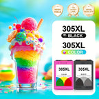 Cartuchos de tinta de recambio remanufacturados 305XL 305 de color para HP Deskjet 6000 6055 6400 6458 6458e 6455e