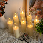 Velas LED sin llama | Boda Navidad hogar y centro de mesa