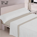 Juego de Sábanas Estampadas Para Cama 90,Cama 105,Cama 135,Cama 150 ,Juego de Cama Confortable de Tacto Suave 3Piezas(1Funda de Almohada 1Sábana Encimera 1Bajera Ajustable)