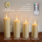 Velas LED sin llama | Boda Navidad hogar y centro de mesa