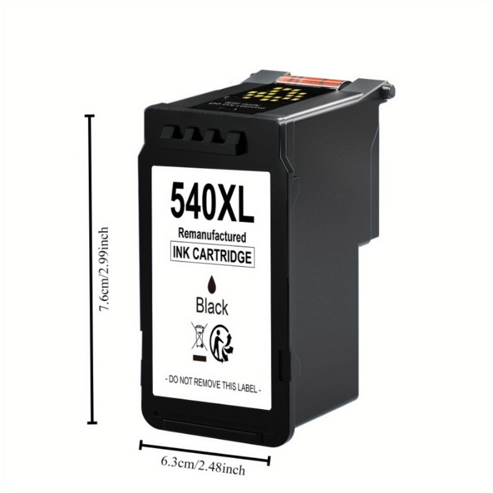 Paquete de 2 cartuchos de tinta de repuesto PG-540XL CL-541XL para Canon PIXMA TS5150 TS5151 MG3650 MG3650S MG3600, también se adapta a las impresoras MG4250 MG3350 MX475 MX530 - Negro y color