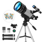 Telescopio astronómico para principiantes para principiantes | Observación lunar educación y camping