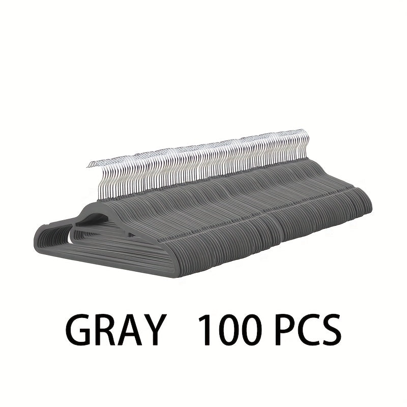 100 Perchas de Terciopelo, Perchas de Fieltro Delgadas y de Alta Calidad, Ganchos Giratorios de 360°, una Solución de Almacenamiento Elegante y Duradera para la Organización del Armario, Abrigos, Suéteres, Trajes, Perchas para Accesorios y Adiciones de Mo