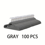 100 Perchas de Terciopelo, Perchas de Fieltro Delgadas y de Alta Calidad, Ganchos Giratorios de 360°, una Solución de Almacenamiento Elegante y Duradera para la Organización del Armario, Abrigos, Suéteres, Trajes, Perchas para Accesorios y Adiciones de Mo