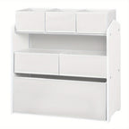 Armario de almacenamiento de una pieza con seis cajones, ideal para organizar y decorar tu hogar. Esta caja de almacenamiento no tejida es perfecta para varias habitaciones, incluyendo la sala de estar, el dormitorio y el baño. Las dimensiones son de 63X6