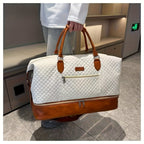 Set de 3 bolsos tote espaciosos para viaje, que incluyen un bolso de mano elegante, un bolso de hombro y un neceser de aseo, fabricados con materiales duraderos. Ideal tanto para viajes como para el uso diario, lo que lo convierte en un gran regalo para m