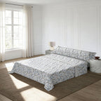 Juego de cama de tres piezas | Sábanas | Múltiples tamaños disponibles | Primavera/Verano | Diseño cómodo | Suave y agradable para la piel | Múltiples texturas disponibles