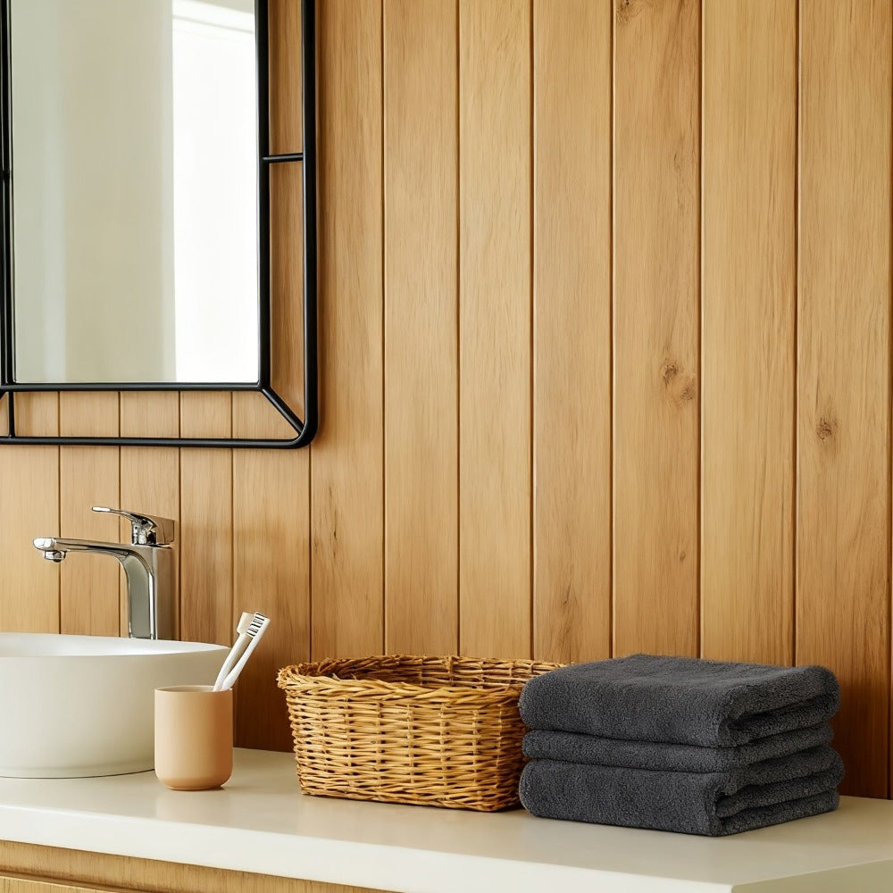 Juego de Toallas y Toallas de Baño, 4 Piezas, Calidad Premium, 100% Algodón, 550 g/m², Tamaños: 30×50 cm, 50×100 cm, 70×140 cm, Altamente Absorbentes, Suaves al Tacto, Disponible en 9 Colores