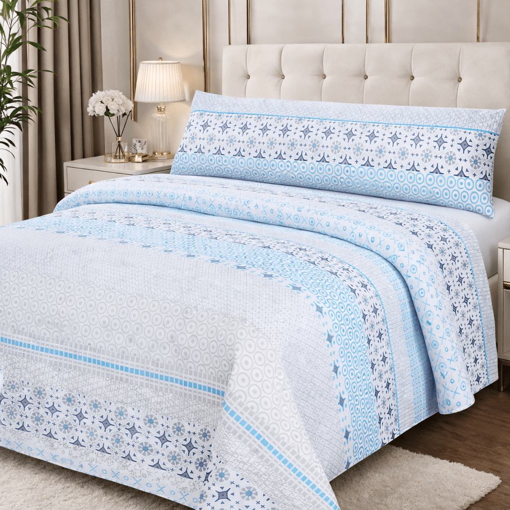 Colcha Bouti Microfibra Reversible Estampada – Colcha Verano y Entretiempo Ligera y Transpirable, Acolchado Pinsónico para Todas las Estaciones, Sin Fundas de Almohada