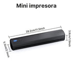 Impresora portátil sin tinta D810B, impresora inalámbrica de viaje, máquina térmica para tatuajes, compatible con papel térmico A4 y carta estadounidense, compatible con teléfonos móviles y portátiles, adecuada para negocios, viajes, oficina y hogar