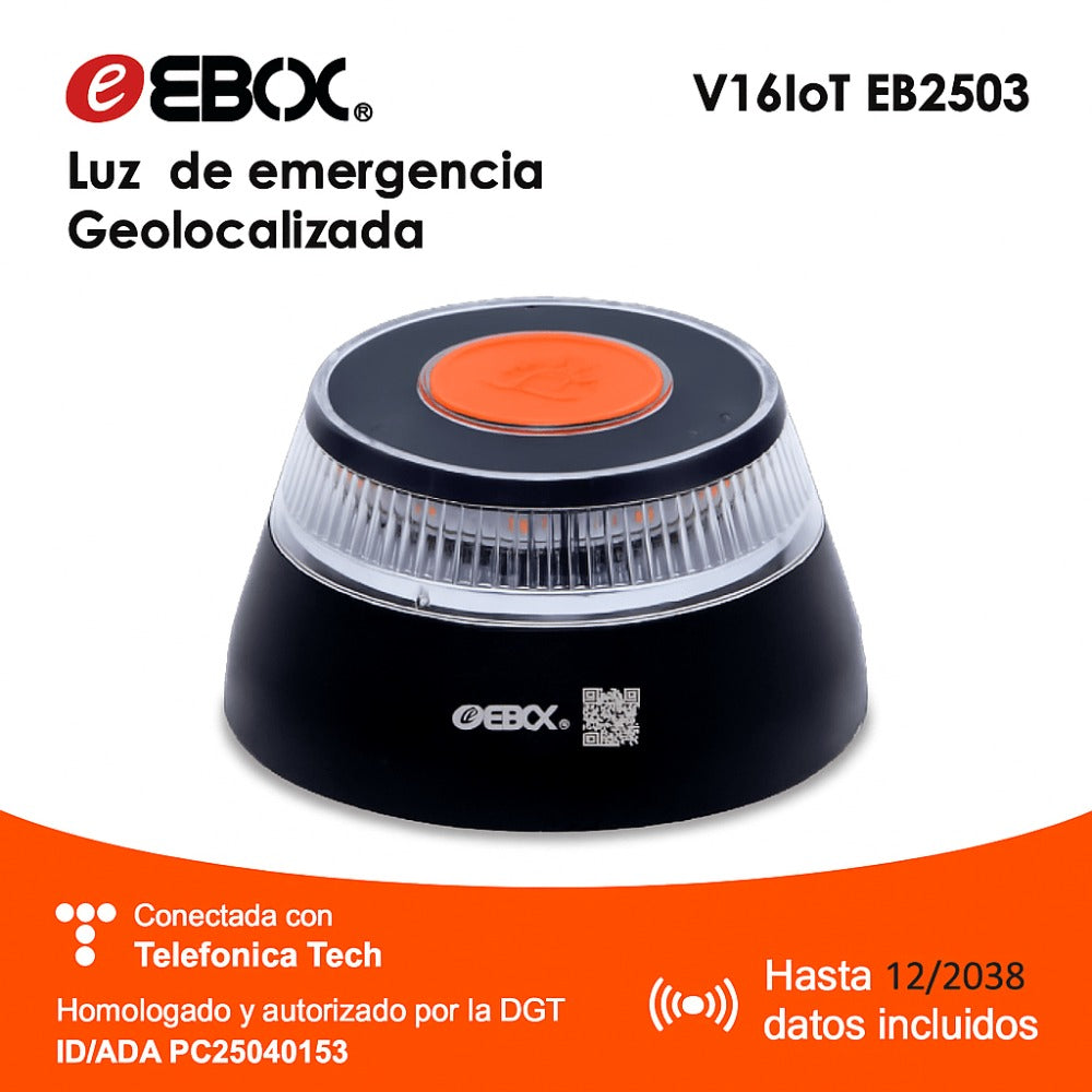 Baliza V16 Luz de Emergencia Geolocalizada Seal V16 Homologada DGT, Certificada por la DGT con número de certificación